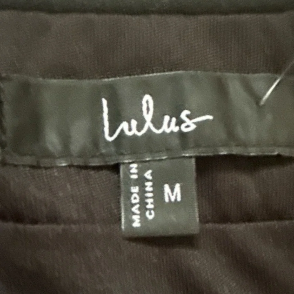 Lulus Black Sequin Skirt‎ Size Medium